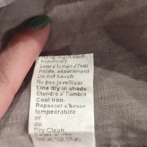 Linen Top From Italy - Picture 3 of 4